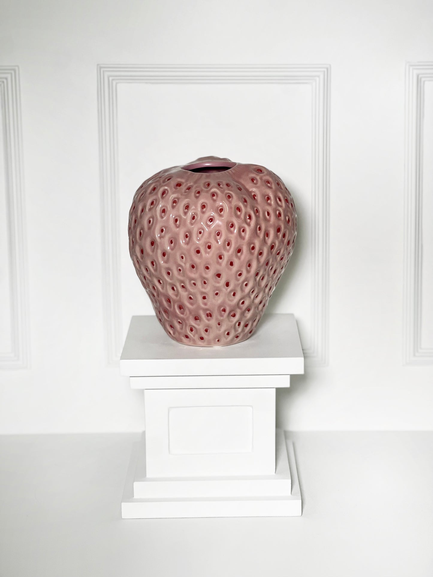 VASO FRUTTI STRAWBERRY ROSA  M