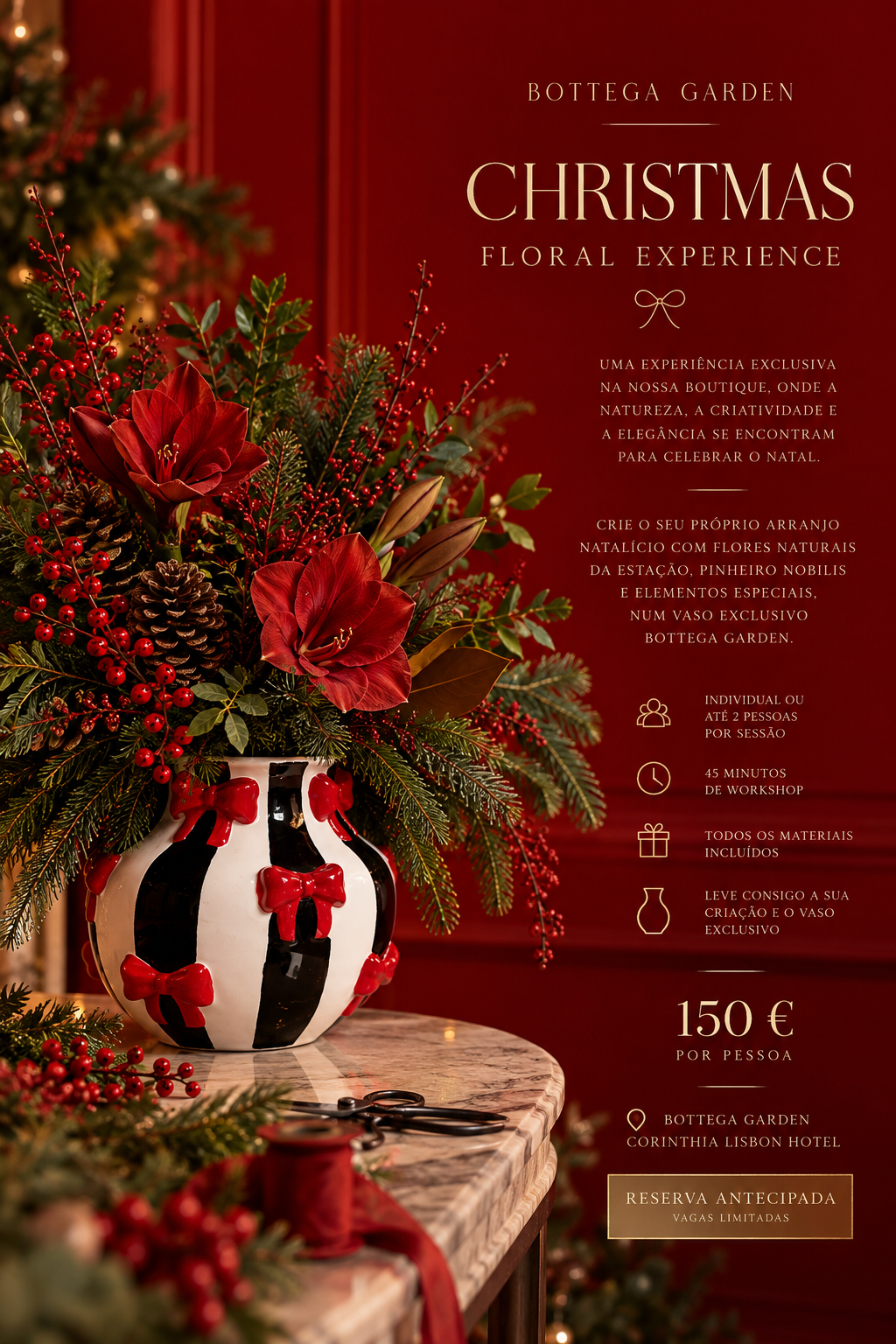 Christmas Floral Experience

BOTTEGA GARDEN | EDIÇÃO EXCLUSIVA DE NATAL