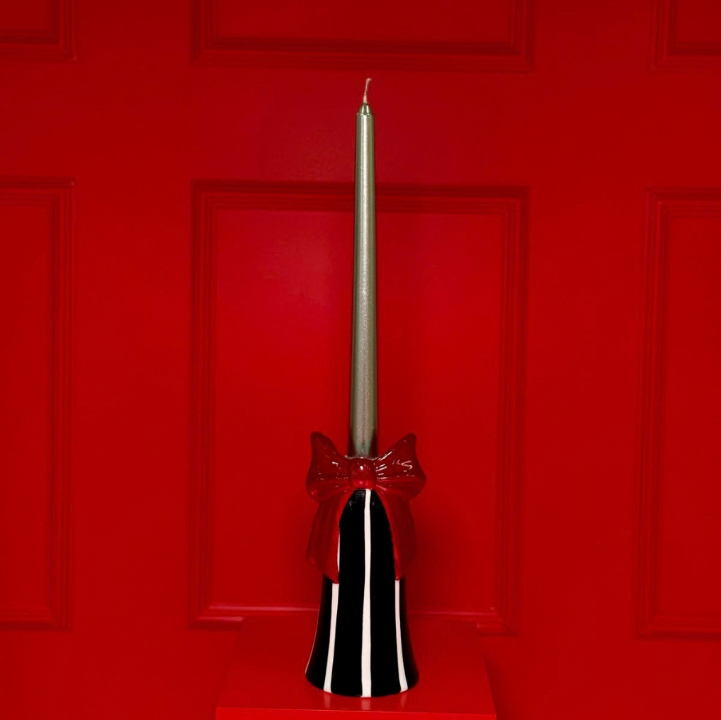 PORTA-VELAS ELEGANCE BOW | CHRISTMAS COLLECTION