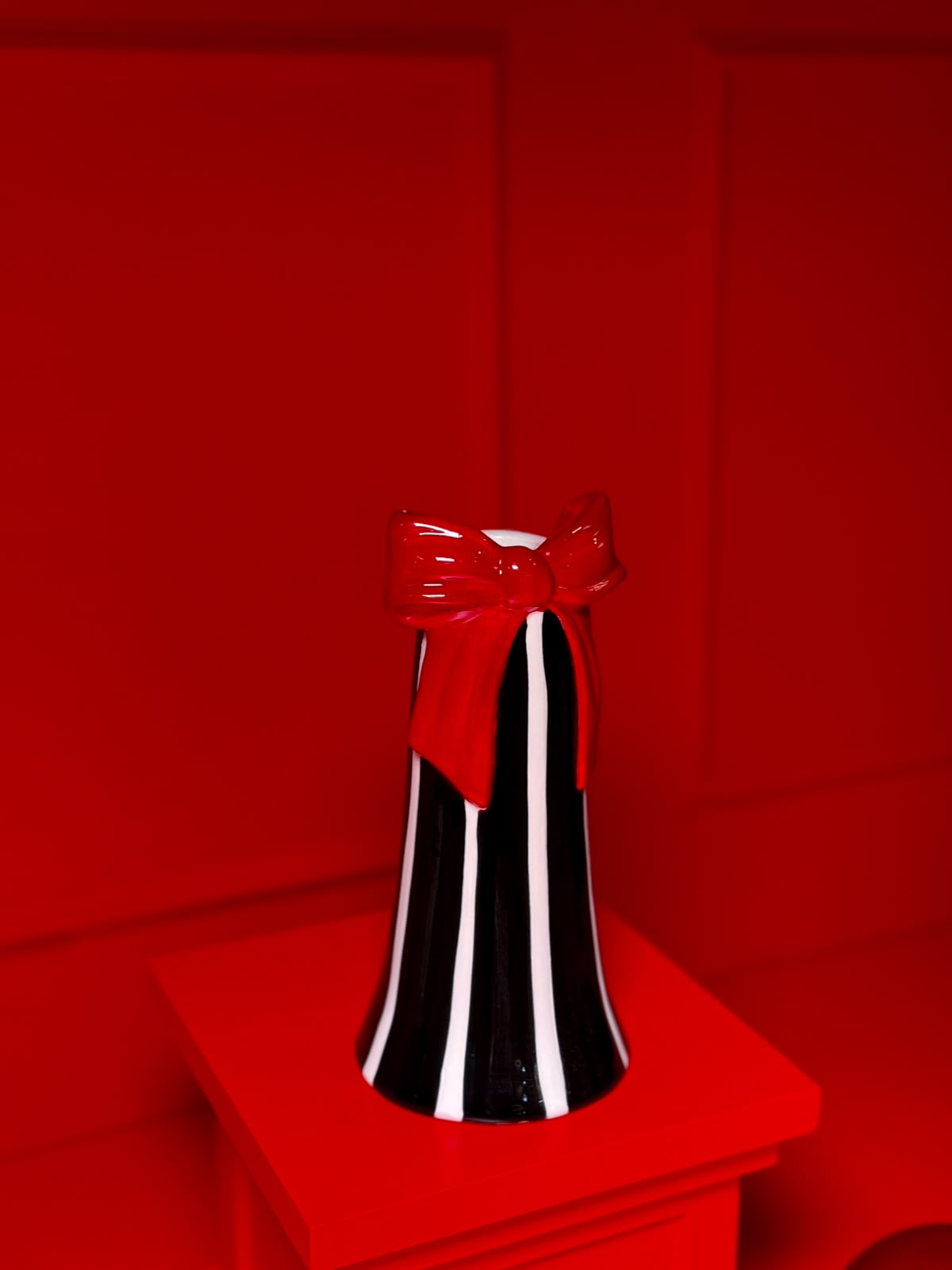 PORTA-VELAS ELEGANCE BOW | CHRISTMAS COLLECTION