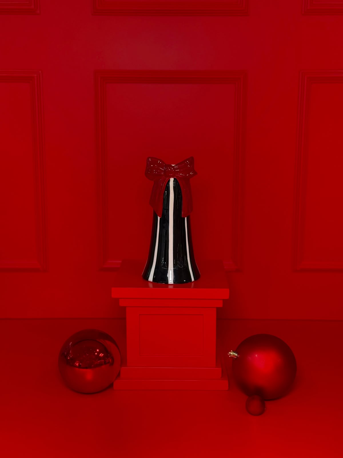 PORTA-VELAS ELEGANCE BOW | CHRISTMAS COLLECTION