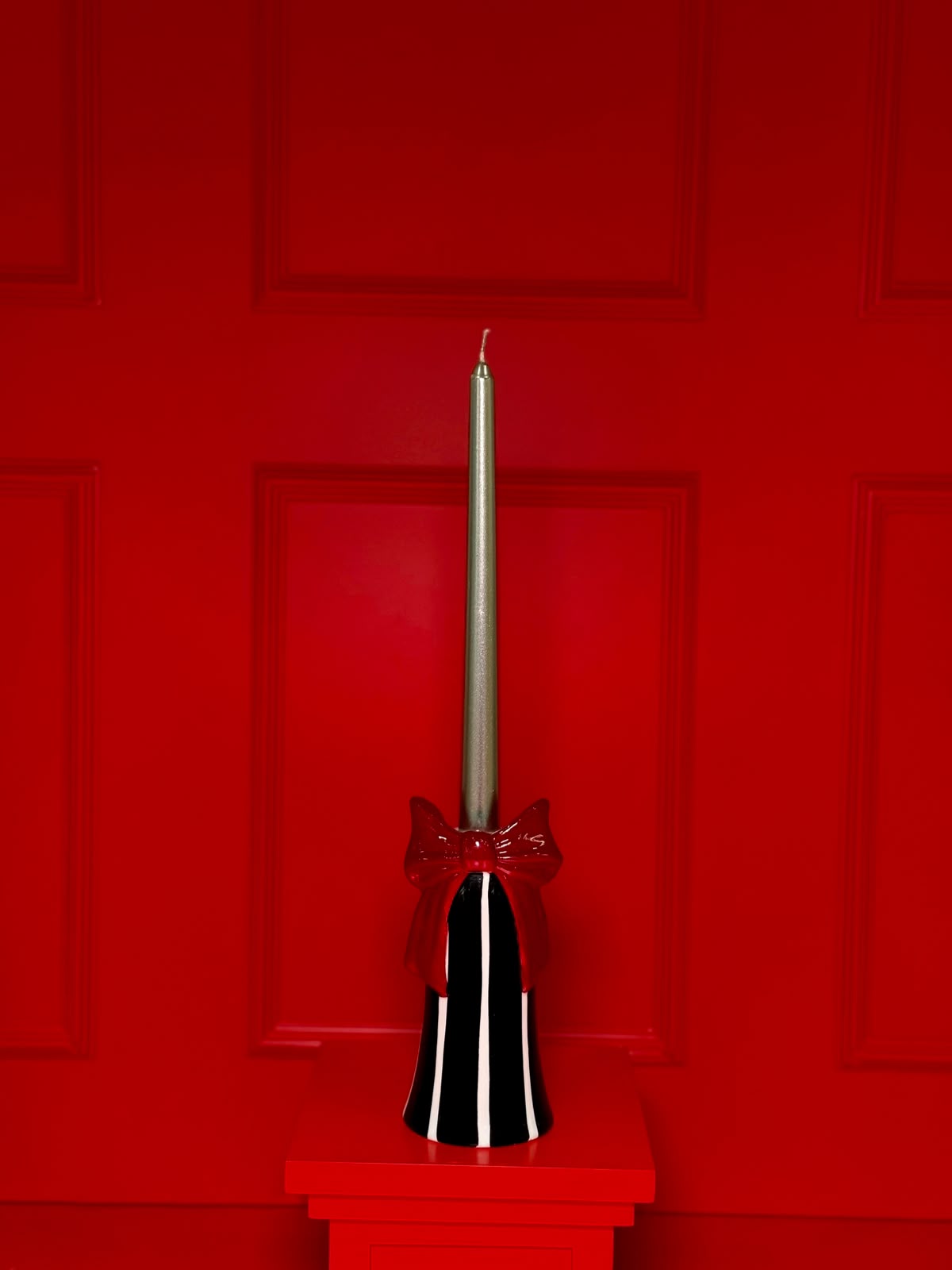PORTA-VELAS ELEGANCE BOW | CHRISTMAS COLLECTION