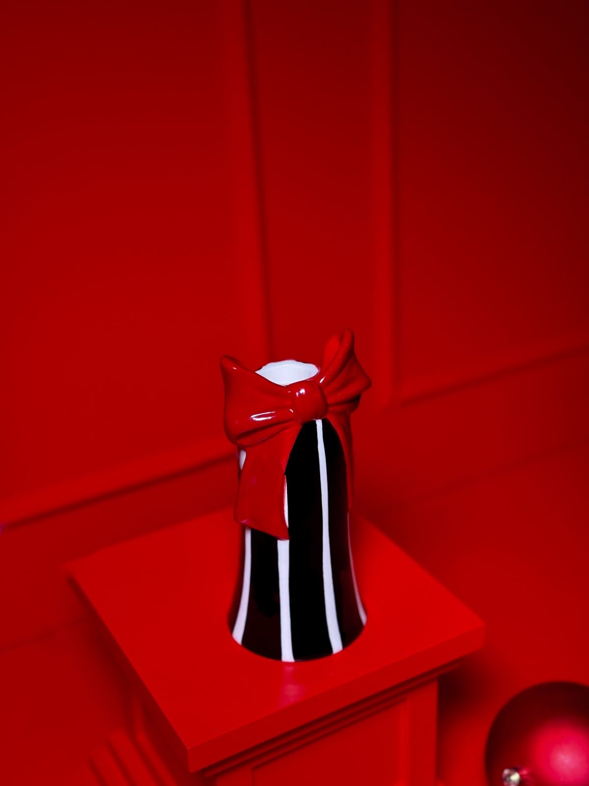 PORTA-VELAS ELEGANCE BOW | CHRISTMAS COLLECTION