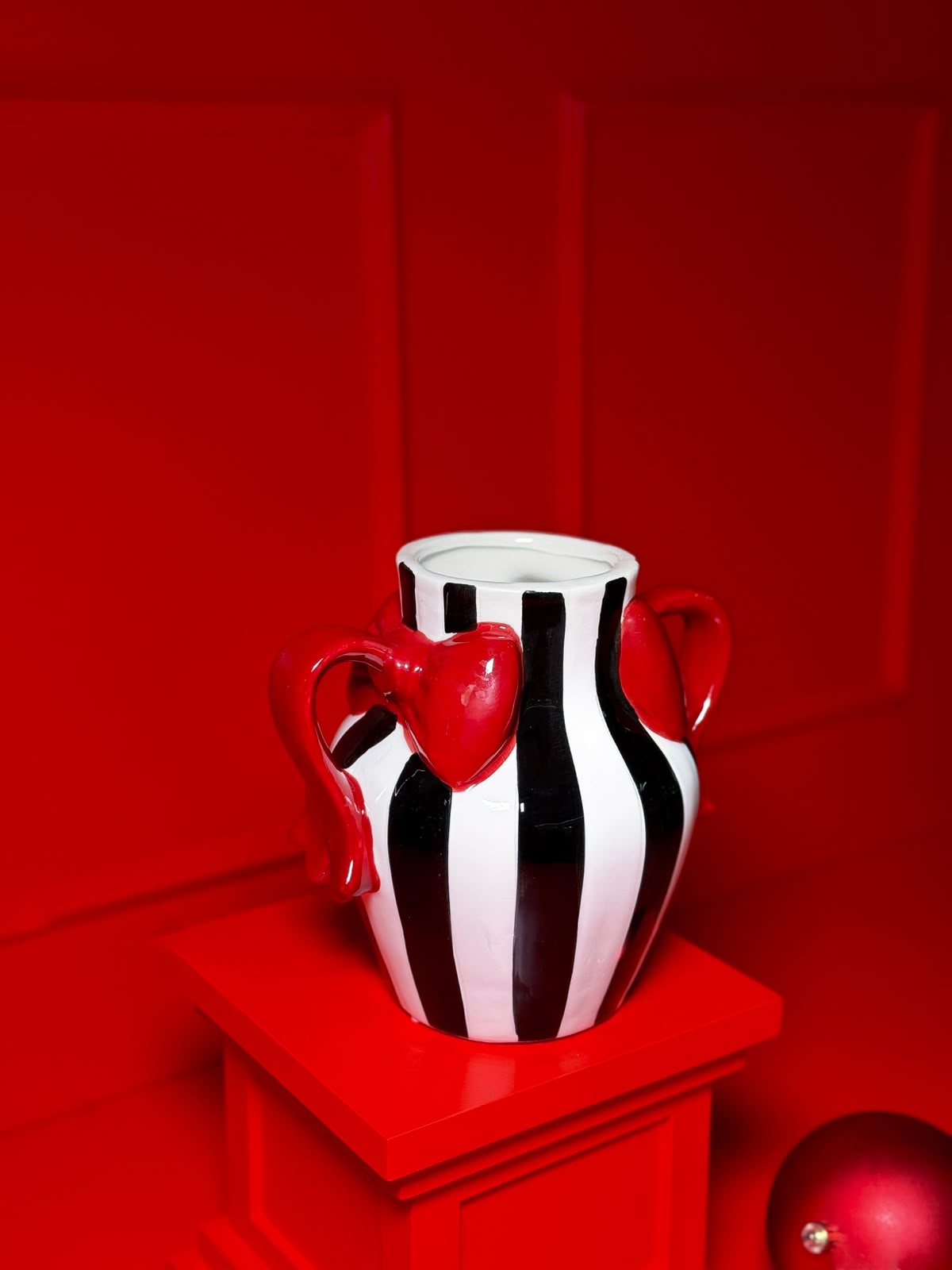 VASO DECORATIVO AMORE COM ALÇAS | CHRISTMAS COLLECTION