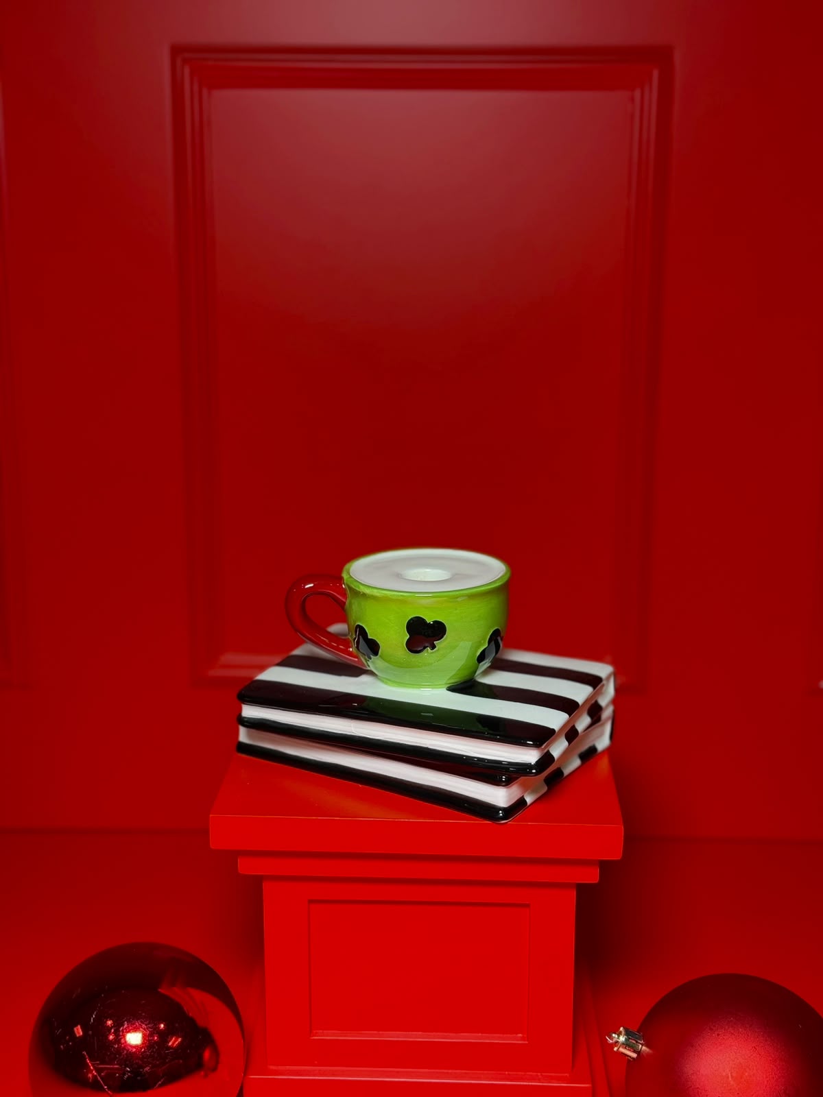 PORTA-VELAS LUCKY GREEN | CHRISTMAS COLLECTION