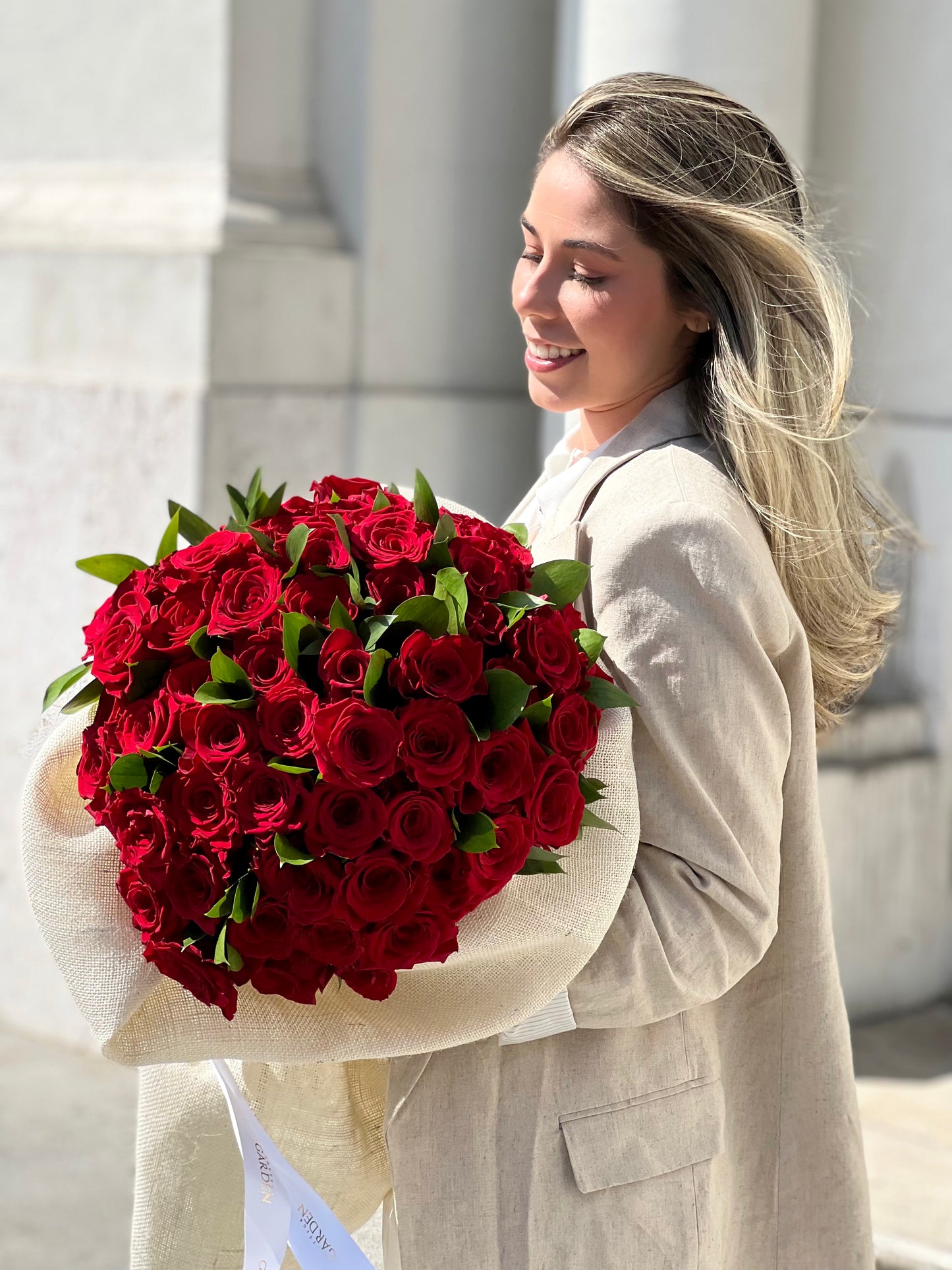 Bella Dona Juta de Linho cru 73 Rosas