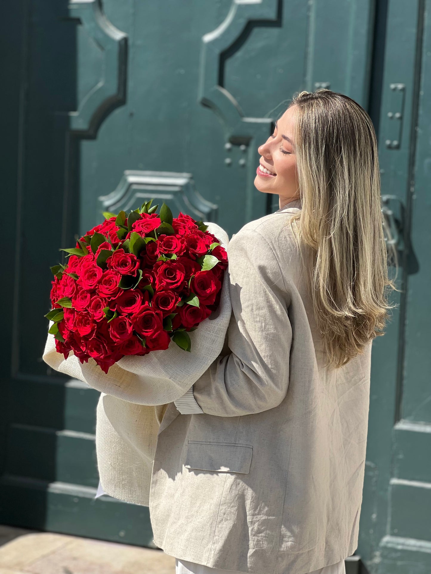 Bella Dona Juta de Linho cru 73 Rosas