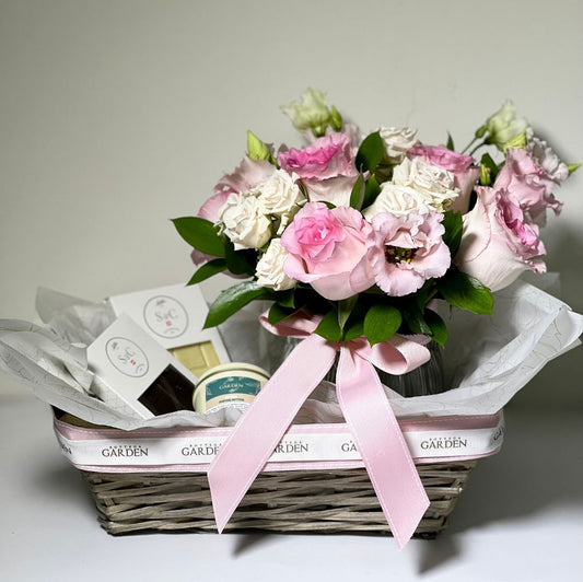 Cesta Baby Candy Pink Com Bouquet