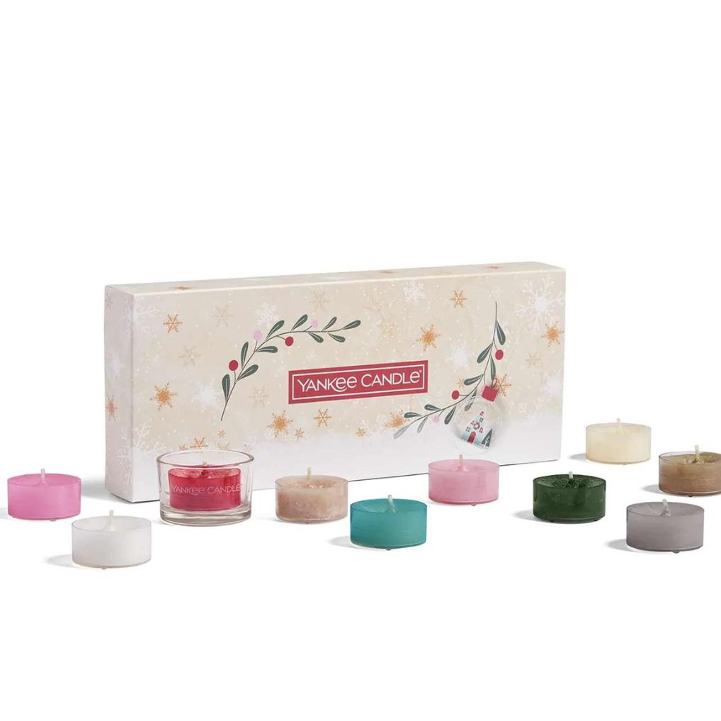 10 TEALIGHT 1 HOLDER GIFT SET