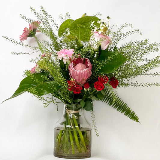 Arranjo Flora com Crystal Vase