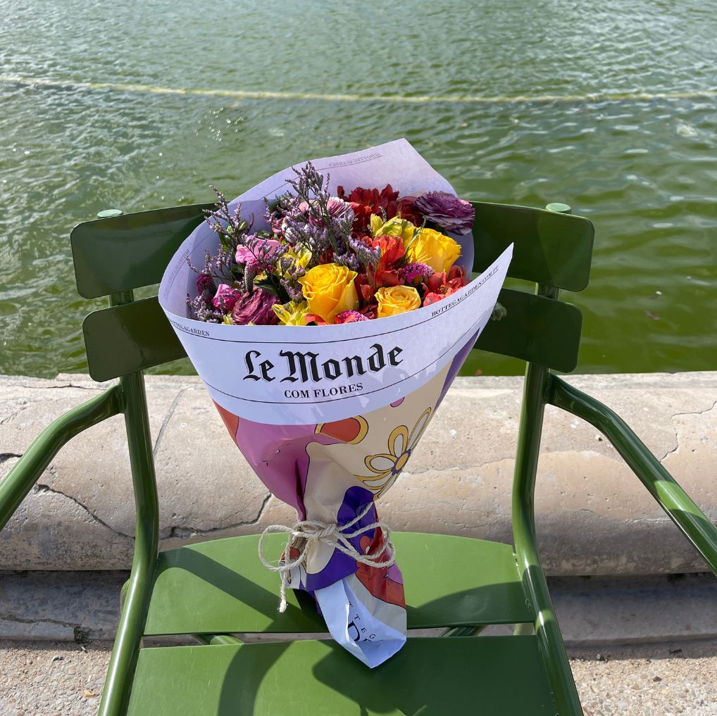 Bouquet Le Monde com Flores