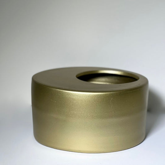 Vaso Design Dourado