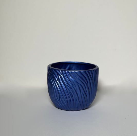 Vaso Orquídea Torneado Azul
