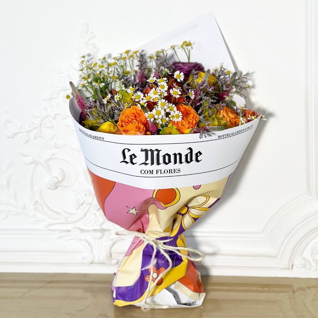 Bouquet Le Monde com Flores
