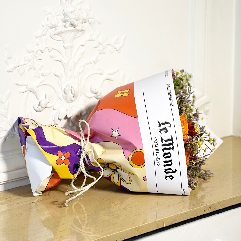 Bouquet Le Monde com Flores