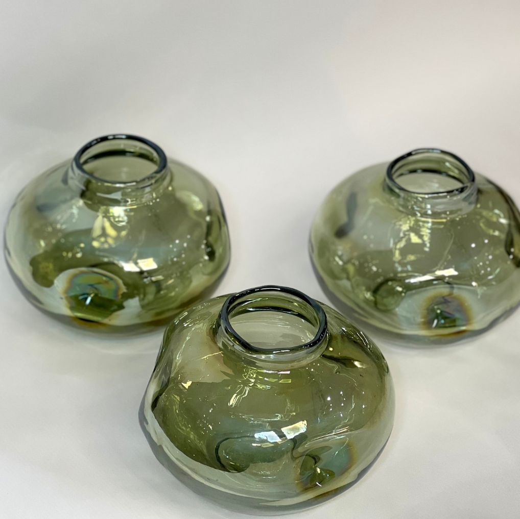 Vaso Cromado Oval