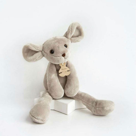 Brinquedo macio de rato cinza - 40 cm